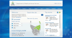 Desktop Screenshot of dhhs.clients.squiz.net